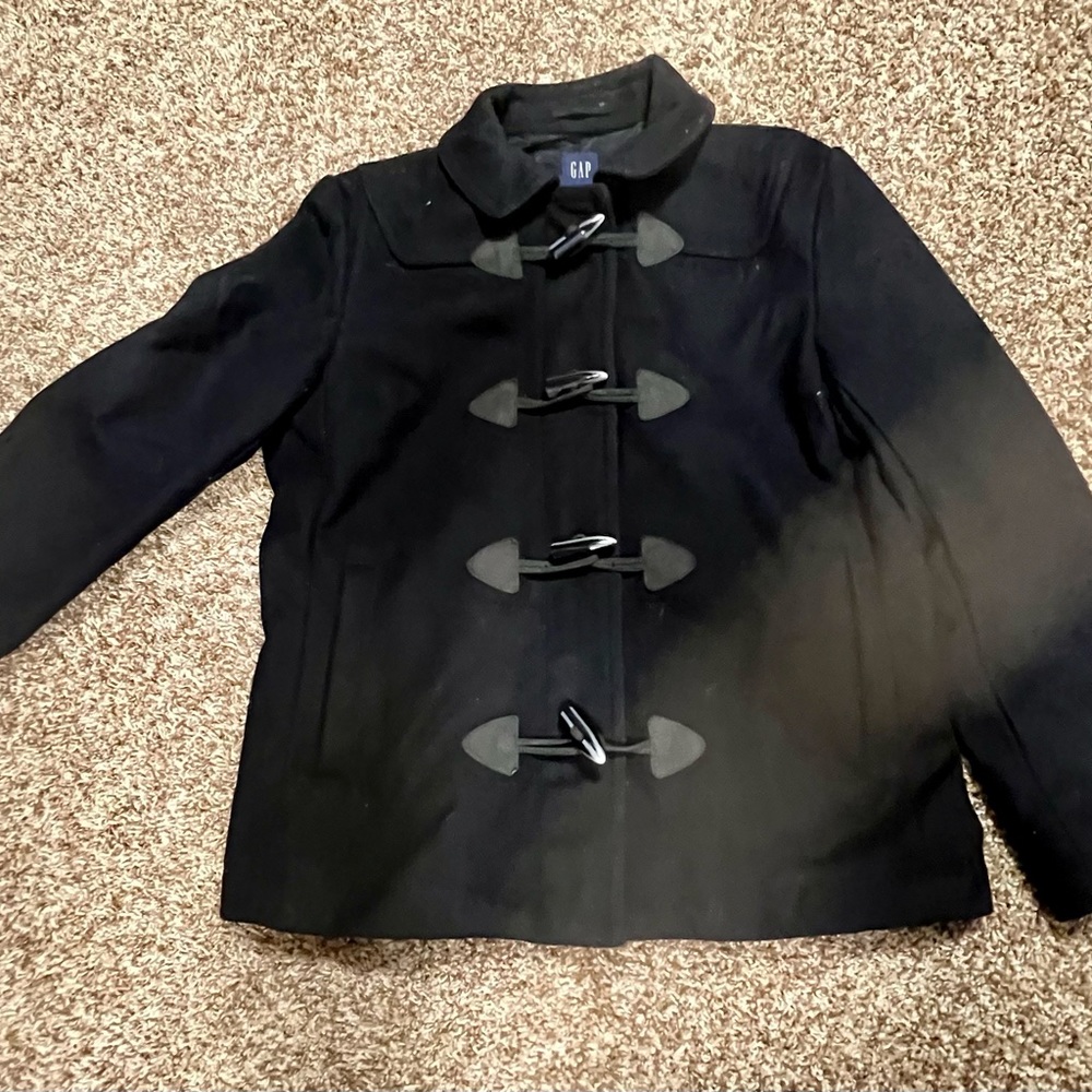 Gap women’s black wool coat